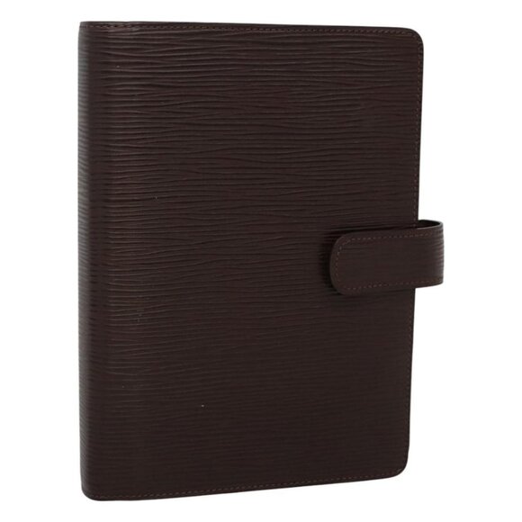 LOUIS VUITTON Epi Agenda MM Day Planner Cover Mocha R2004D LV Auth sw099 - Picture 1 of 16